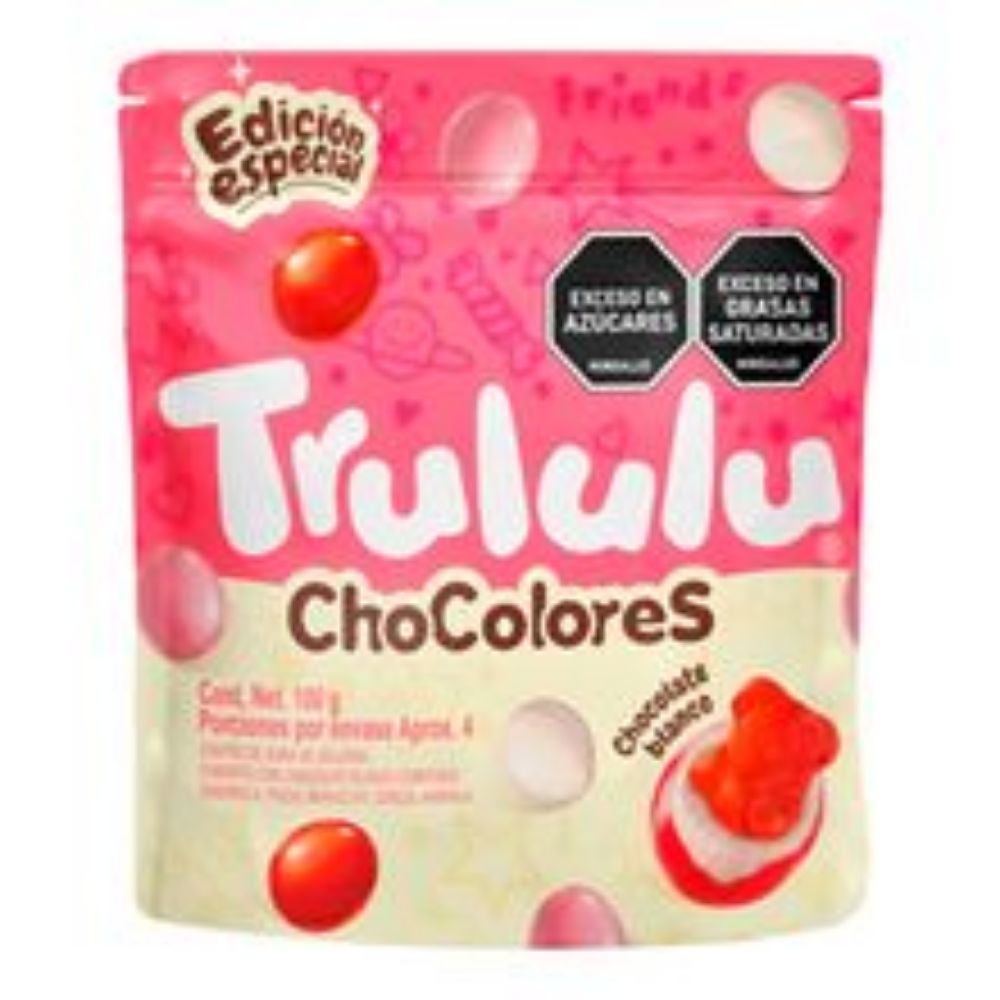 Imagen de Gomas TRULULU chocolores amor y amistad x100 g