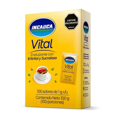 Imagen de Endulzante  INCAUCA VITAL con sucralosa  (100  gr)