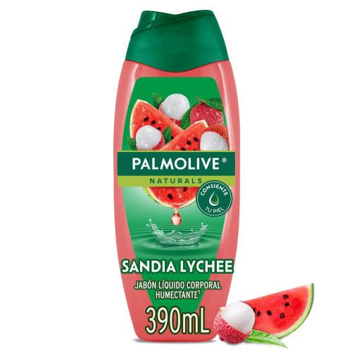 Imagen de Jabón líquido para cuerpo PALMOLIVE sandía y lychee (390  ml)