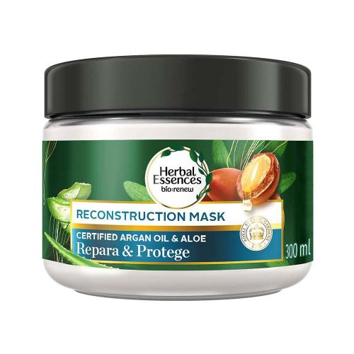 Imagen de Mascarilla capilar HERBAL ESSENCES BIO RENEW aceite de argán de marruecos y aloe (300  ml)