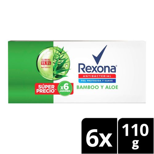 Imagen de Jabón de tocador REXONA antibacterial bamboo (660  gr)