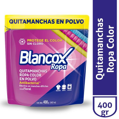 Imagen de Desmanchador BLANCOX polvo protege el color (400  gr)