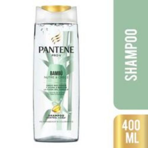 Imagen de Shampoo PANTENE control caida bambu nutre y crece x400 ml