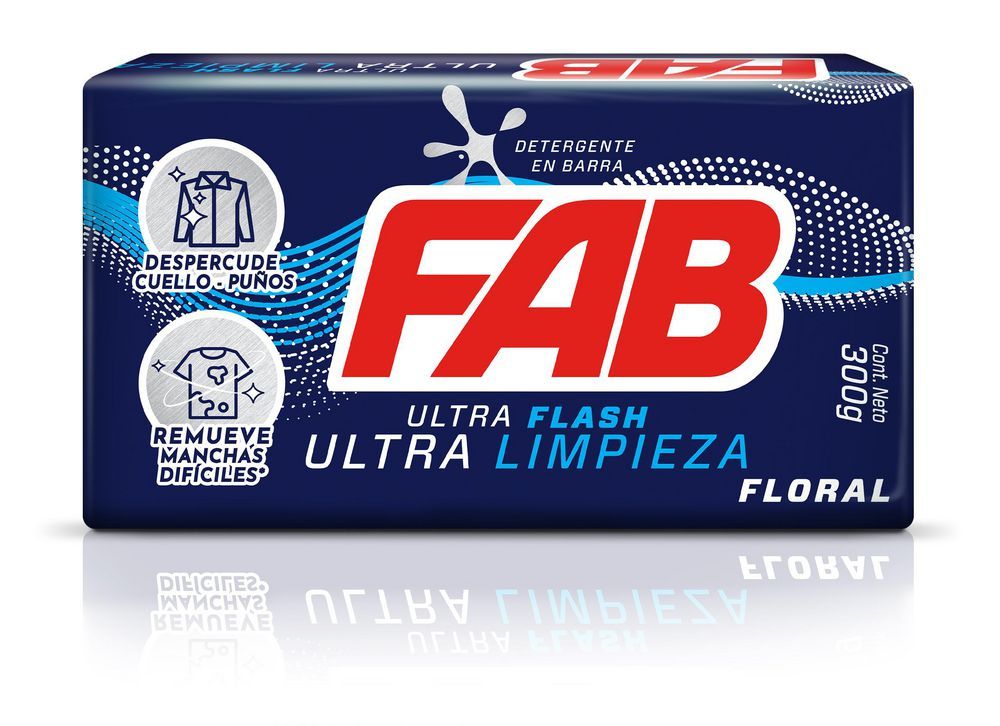 Imagen de Jabón de barra FAB ultra flash floral (300  gr)