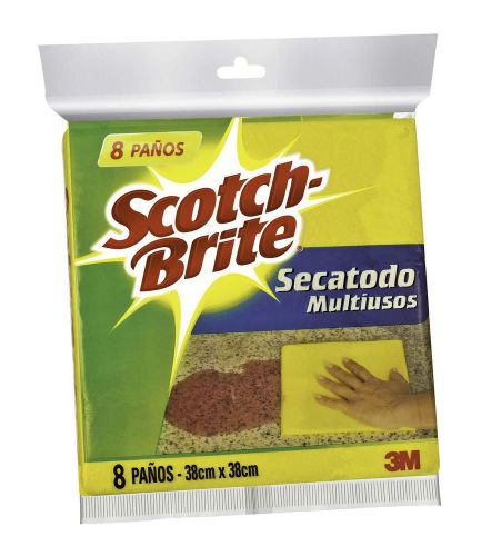 Imagen de Paños SCOTCH BRITE secatodo multiusos (8  und)