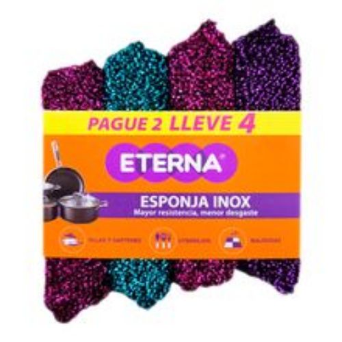 Imagen de Esponja ETERNA inoxidable pague 2 lleve 4