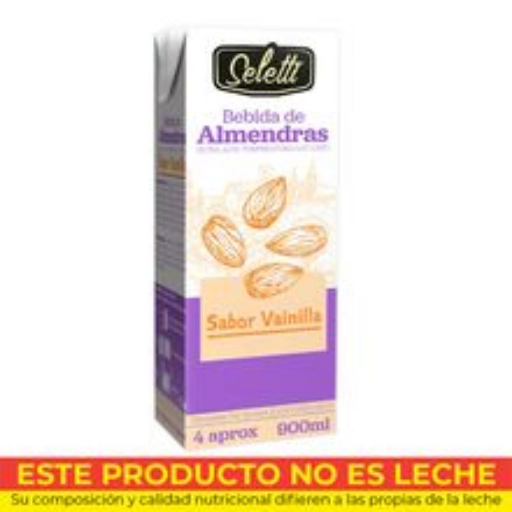 Imagen de Bebida SELETTI almendras vainilla x900 ml