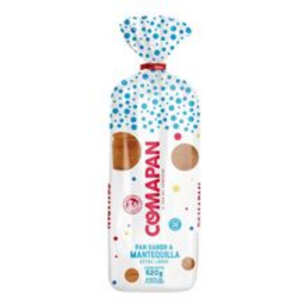 Imagen de Pan tajado COMAPAN mantequilla x520 g