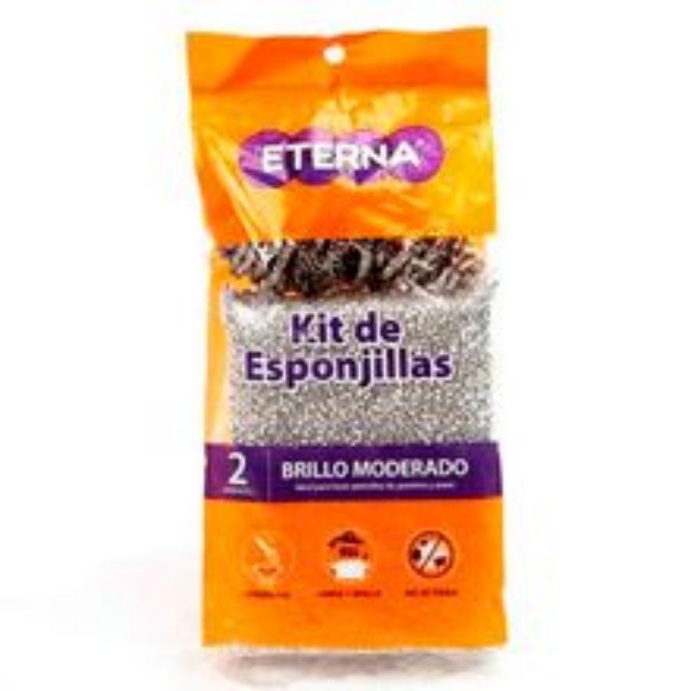 Imagen de Esponjilla ETERNA + espiral acero unidad precio especial