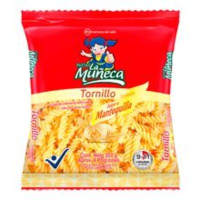 Imagen de Pasta LA MUÑECA tornillos mantequilla x250 g
