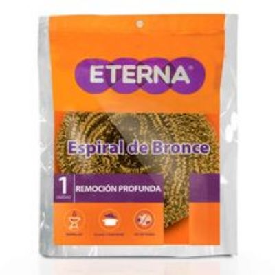 Imagen de Esponjilla ETERNA espiral bronce unidad