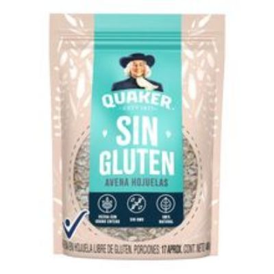 Imagen de Avena QUAKER en hojuelas sin gluten x400 g