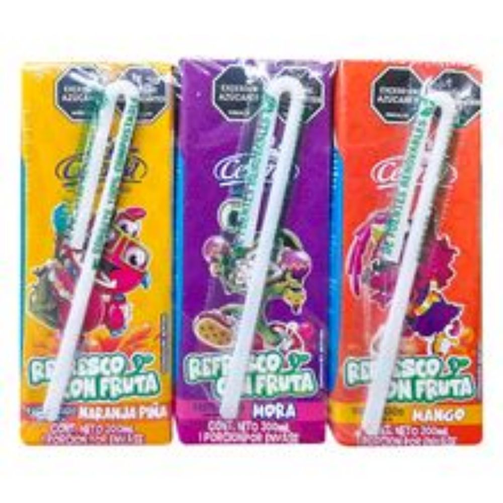 Imagen de Refresco CELEMA fruta surtido 6 unds x200 ml c/u