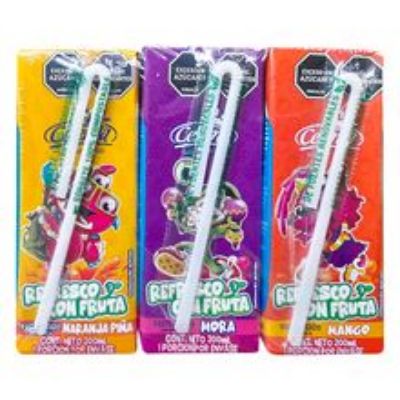 Imagen de Refresco CELEMA fruta surtido 6 unds x200 ml c/u