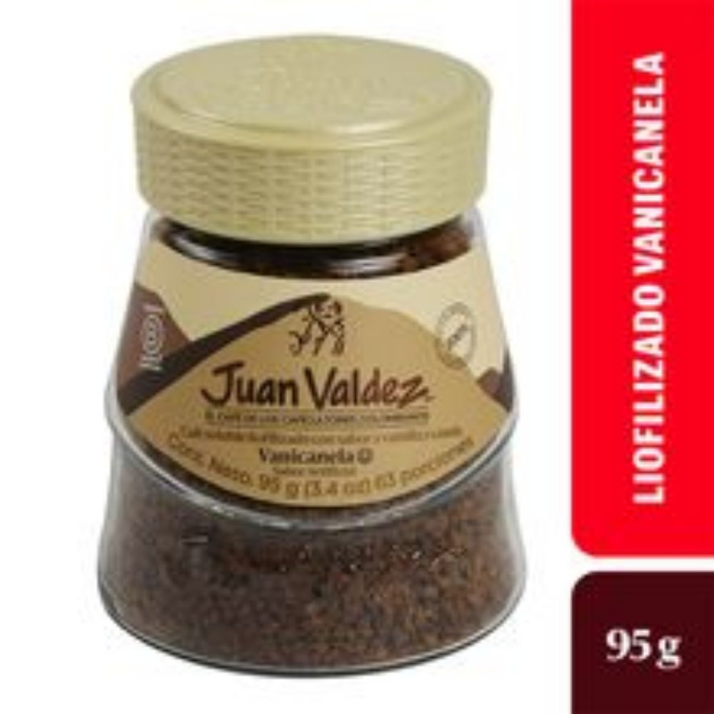 Imagen de Café liofilizado JUAN VALDEZ vanicanela x95 g