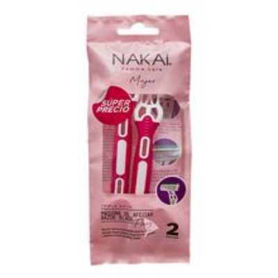 Imagen de Maquina de afeitar NAKAI triple hoja x2 unds