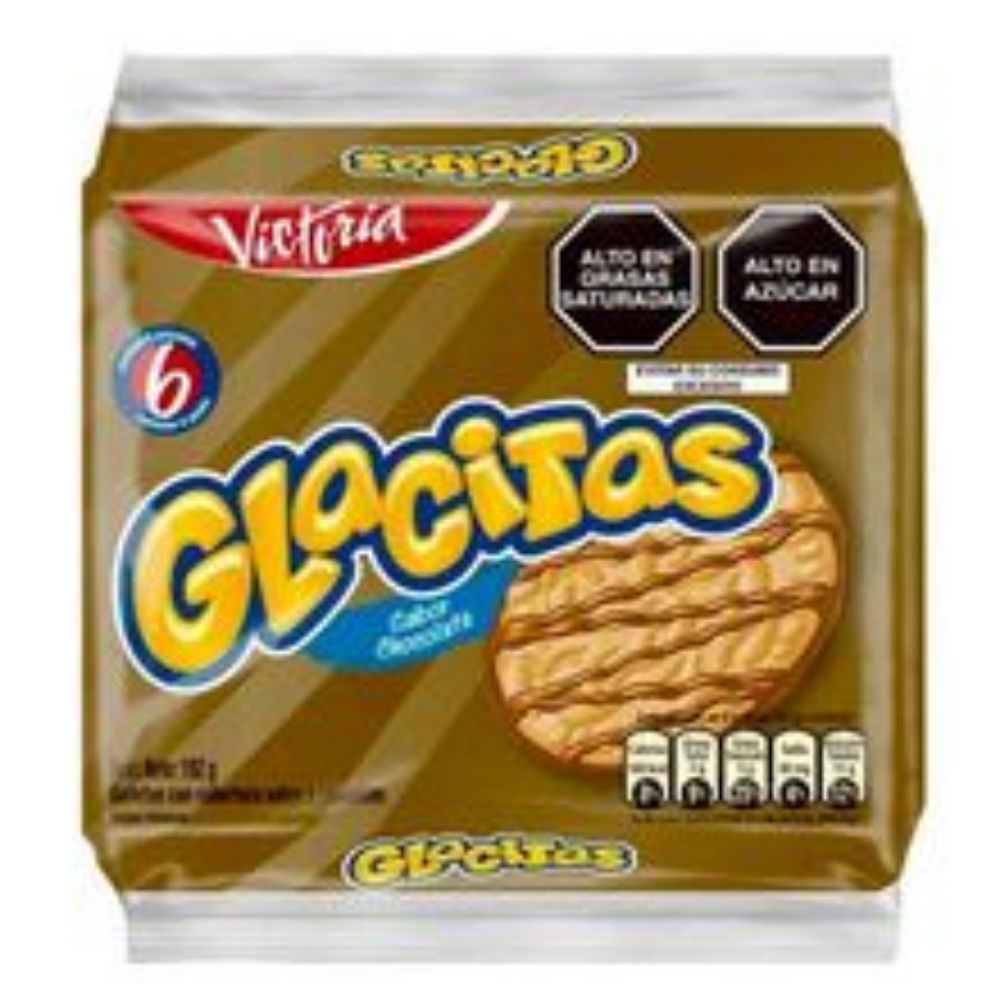 Imagen de Galletas GLACITAS chocolate 6 unds x32 g c/u