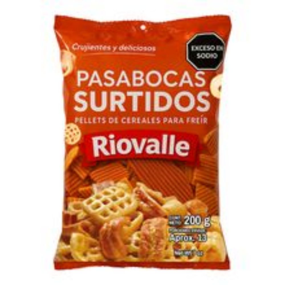 Imagen de Pasabocas RIOVALLE surtida x200 g
