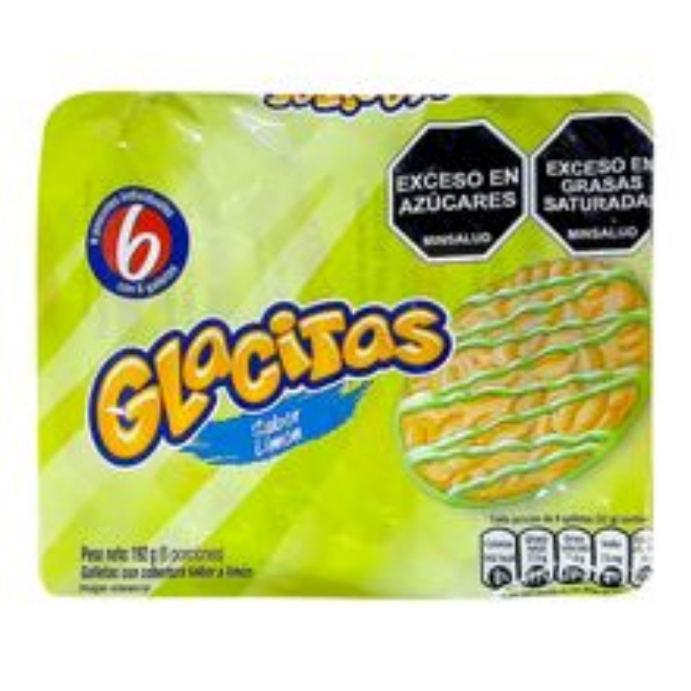 Imagen de Galleta GLACITAS limón 6 unds x32 g c/u