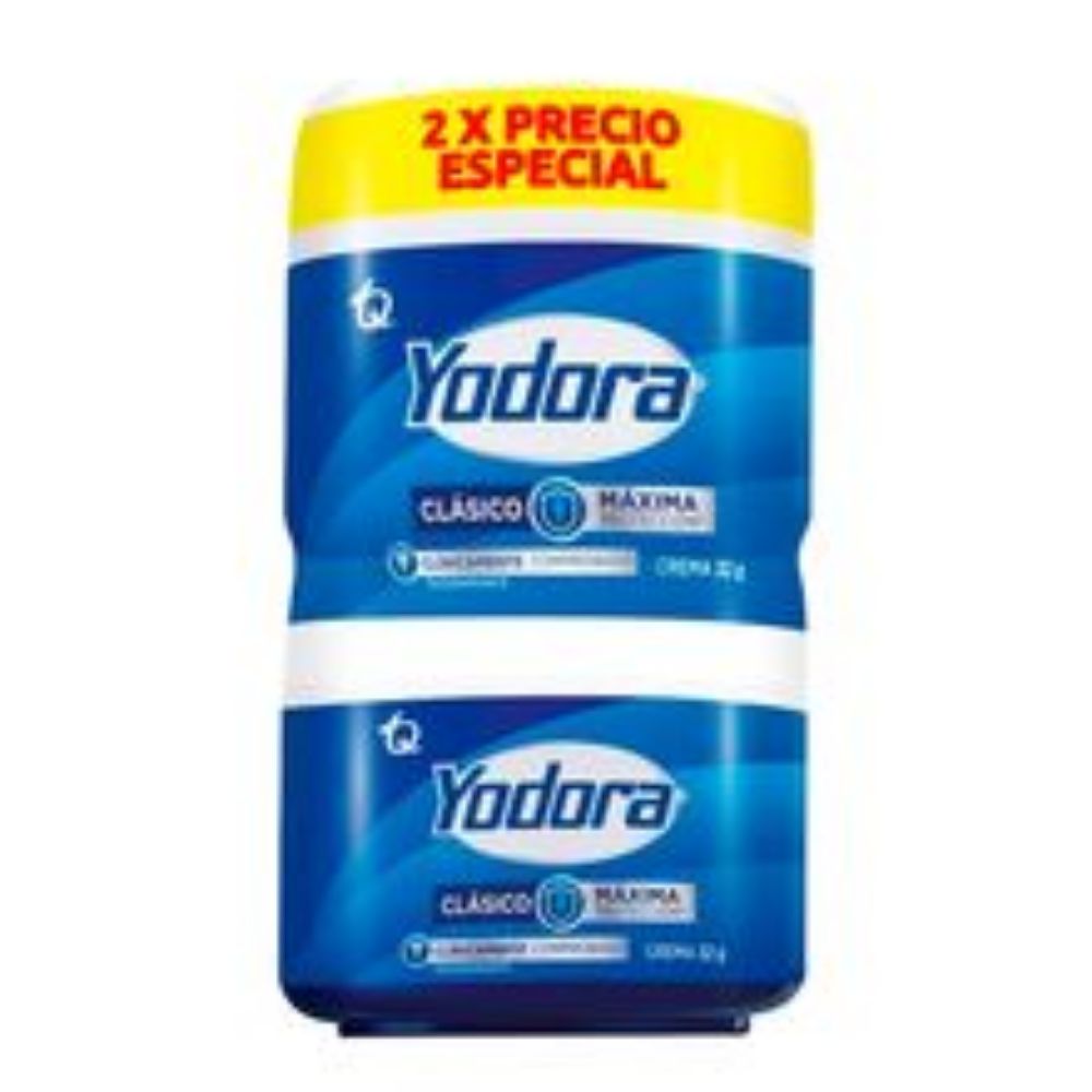 Imagen de Desodorante YODORA clásico 2 unds x32 g c/u