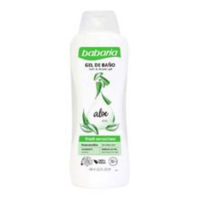 Imagen de Gel baño BABARIA aloe Vera x600 ml