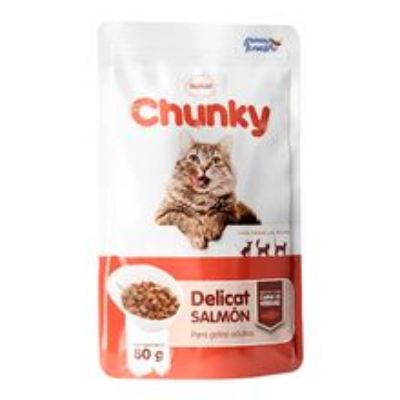 Imagen de Alimento húmedo para gato CHUNKY delicat salmón x80 g