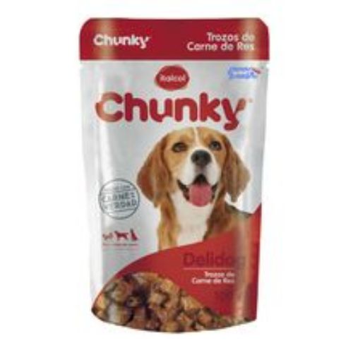 Imagen de Alimento húmedo para perro CHUNKY delidog carne x100 g