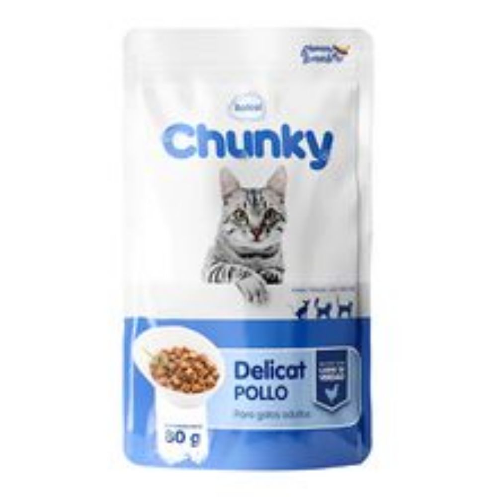Imagen de Alimento húmedo para gato CHUNKY delicat pollo x80 g