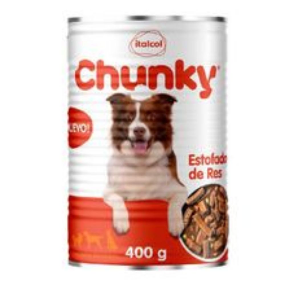 Imagen de Alimento húmedo para perro CHUNKY estofado de res x400 g