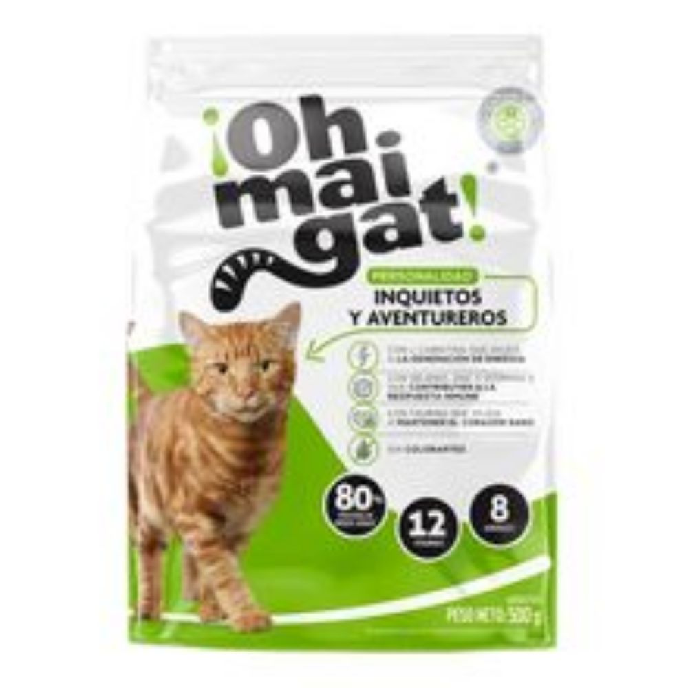 Imagen de Alimento para gato OH MAIGAT inquietos x500 g