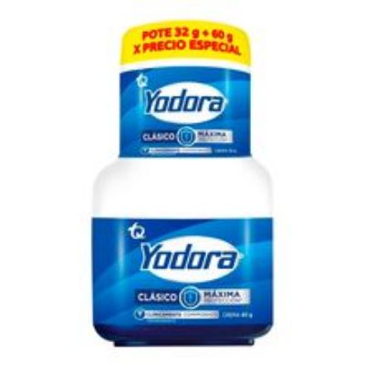 Imagen de Desodorante YODORA clasico crema x60 g + pote x32 g