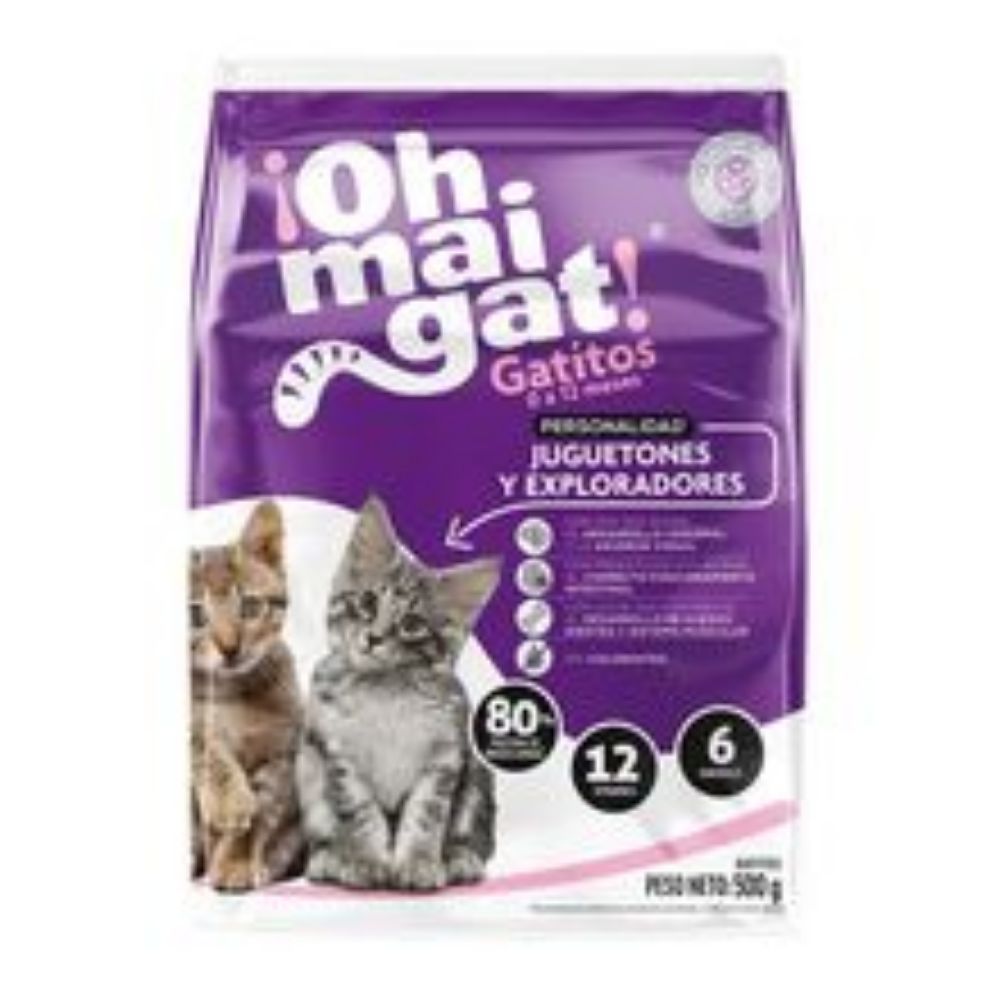 Imagen de Alimento para gato OH MAIGAT juguetones x500 g