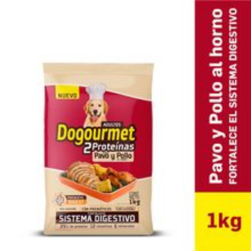 Imagen de Alimento para perro DOGOURMET adultos pollo y pavo x1000 g