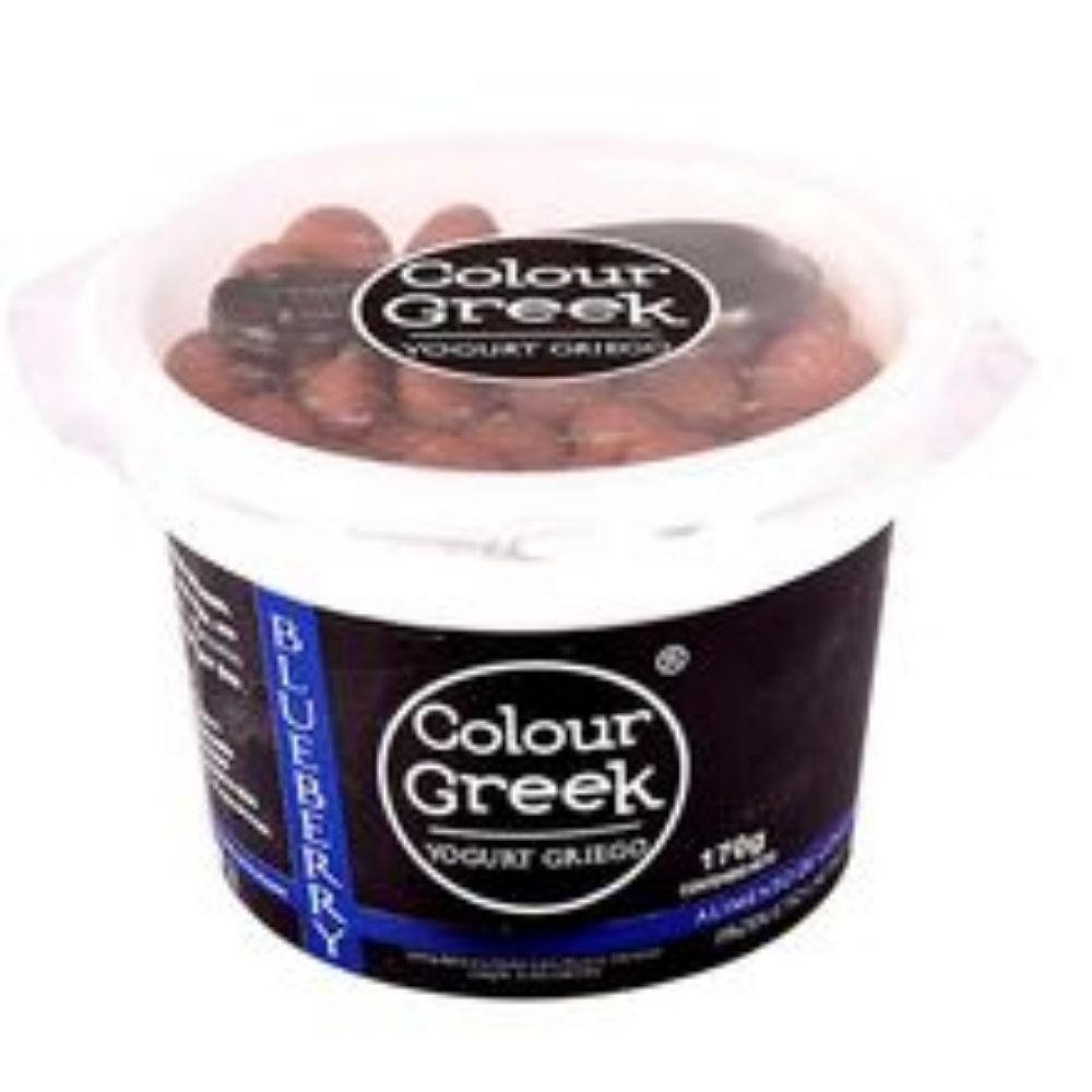 Imagen de Yogurt griego COLOUR GREEK blueberry con quinua x170 g