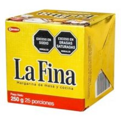 Imagen de Margarina LA FINA x250 g