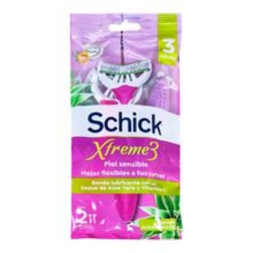 Imagen de Maquina de afeitar SCHICK xtreme3 sensible x2 unds
