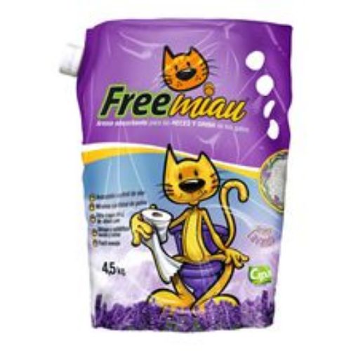 Imagen de Arena para gatos FREEMIAU lavanda x4500 g