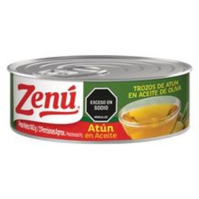 Imagen de Atún ZENÚ en trozos en aceite de oliva x91 g
