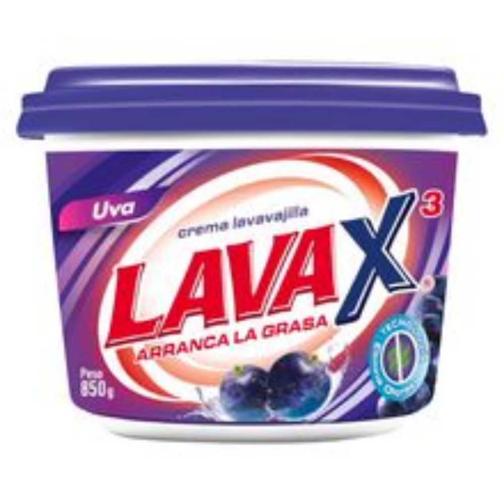 Imagen de Lavaplatos LAVAX crema uva x850 g