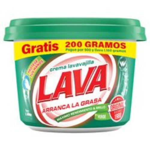 Imagen de Lavaplatos LAVA verde x1100 g
