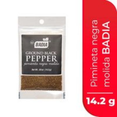 Imagen de Pimienta negra BADIA molida x14,2 g