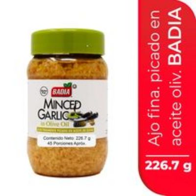 Imagen de Ajo picado BADIA en aceite de oliva x226,7 g
