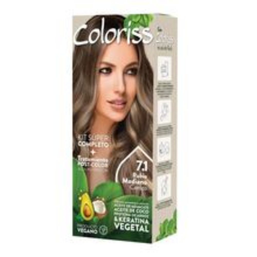 Imagen de Tinte COLORISS rubio mediano N.° 7.1