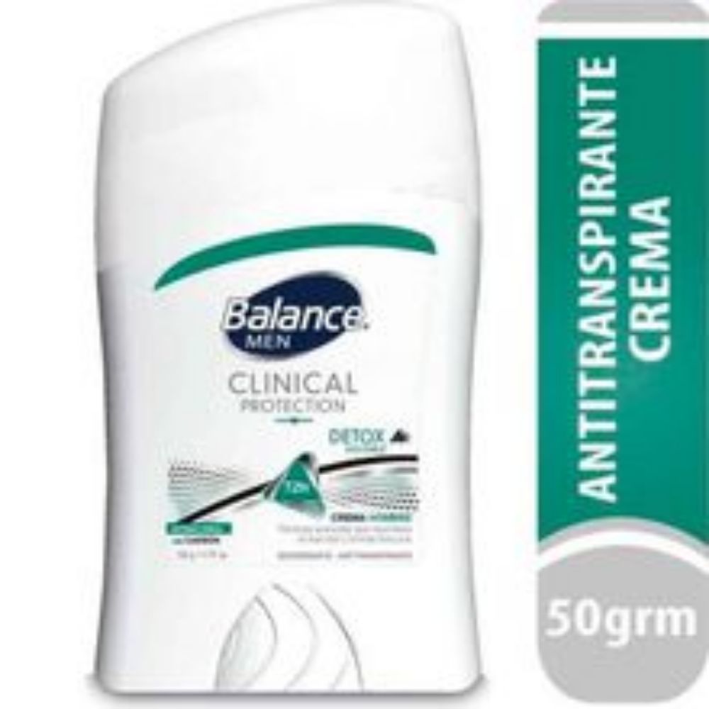 Imagen de Desodorante BALANCE crema hombre clinical detox x50 g