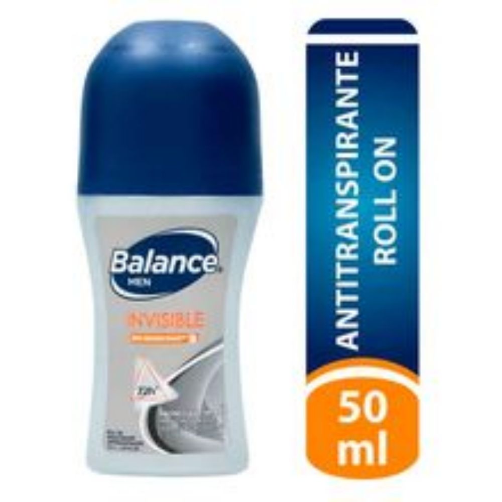 Imagen de Desodorante BALANCE invisible hombre roll-onx50 ml
