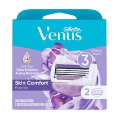 Imagen de Repuesto para máquina de afeitar GILLETTE venus breeze mujer x2 unds