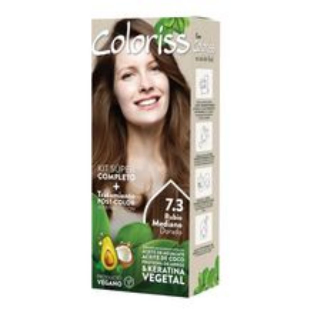 Imagen de Tinte COLORISS rubio mediano dorado N.° 7.3