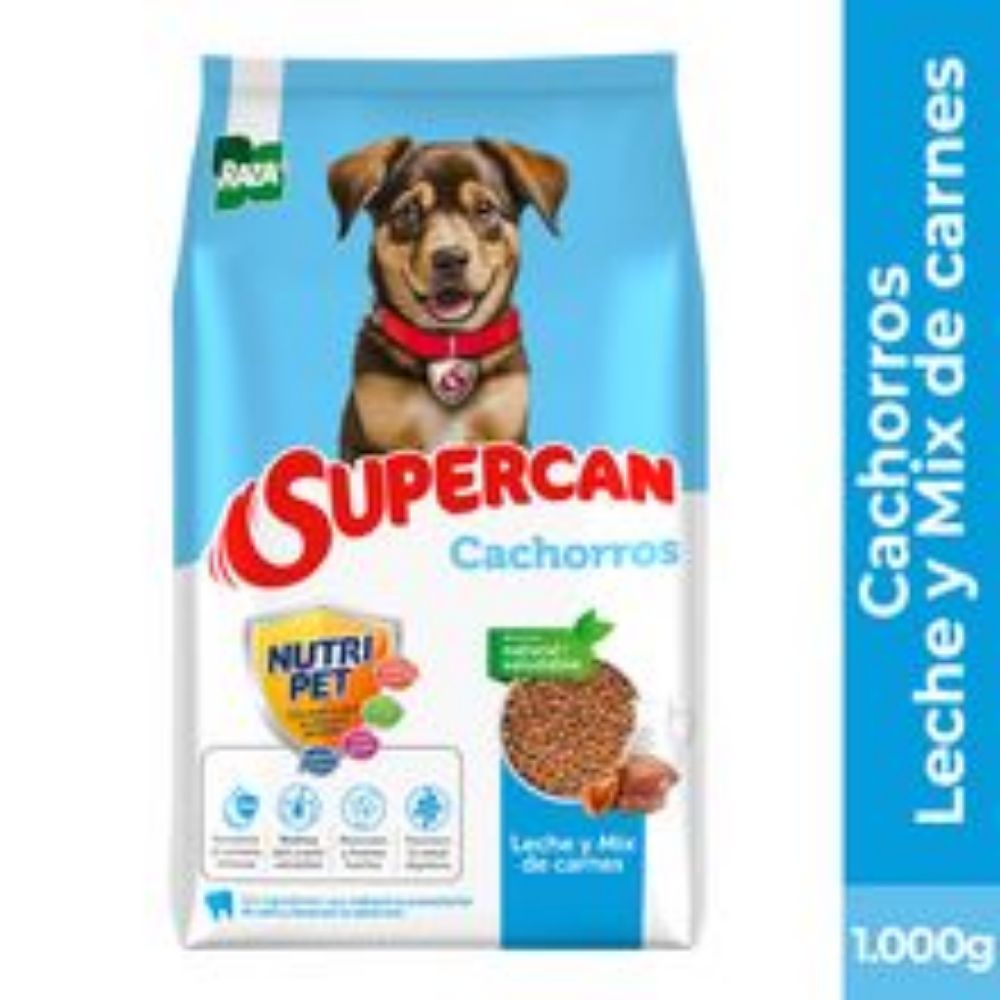 Imagen de Alimento para perro SUPERCAN cachorros x1000 g