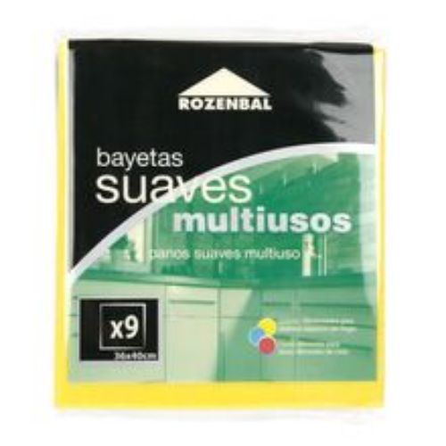 Imagen de Bayeta ROZENBAL multiusos x9 unds 36x40 cm
