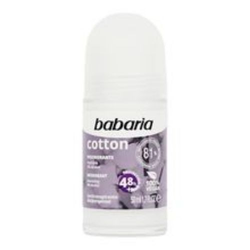 Imagen de Desodrante BABARIA roll on cotton x50 ml